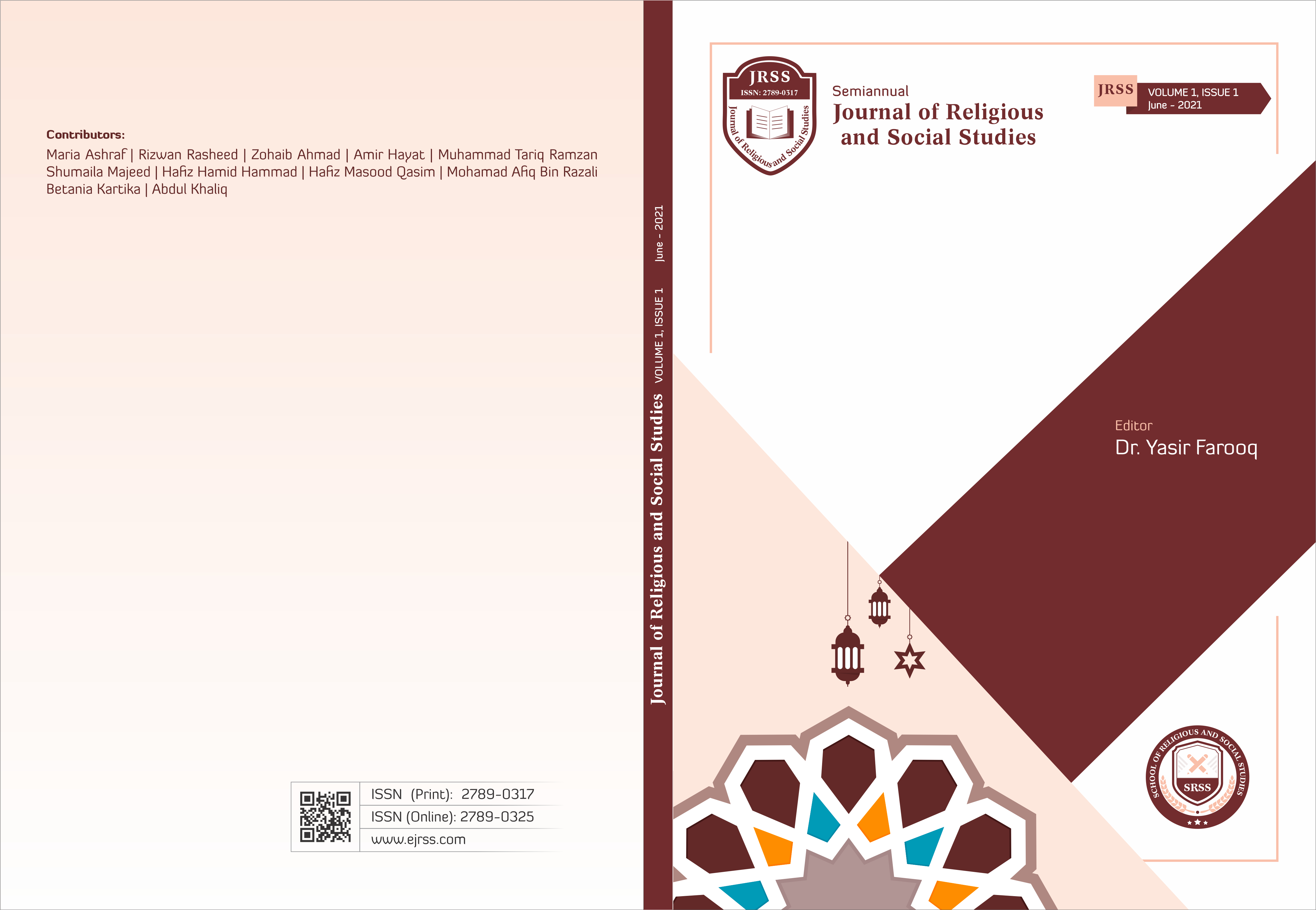 					View Vol. 1 No. 01 (2021): Journal of Religious and Social Studies-JRSS
				